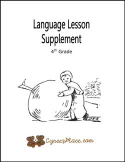 Language Lesson Supplement 4th Grade