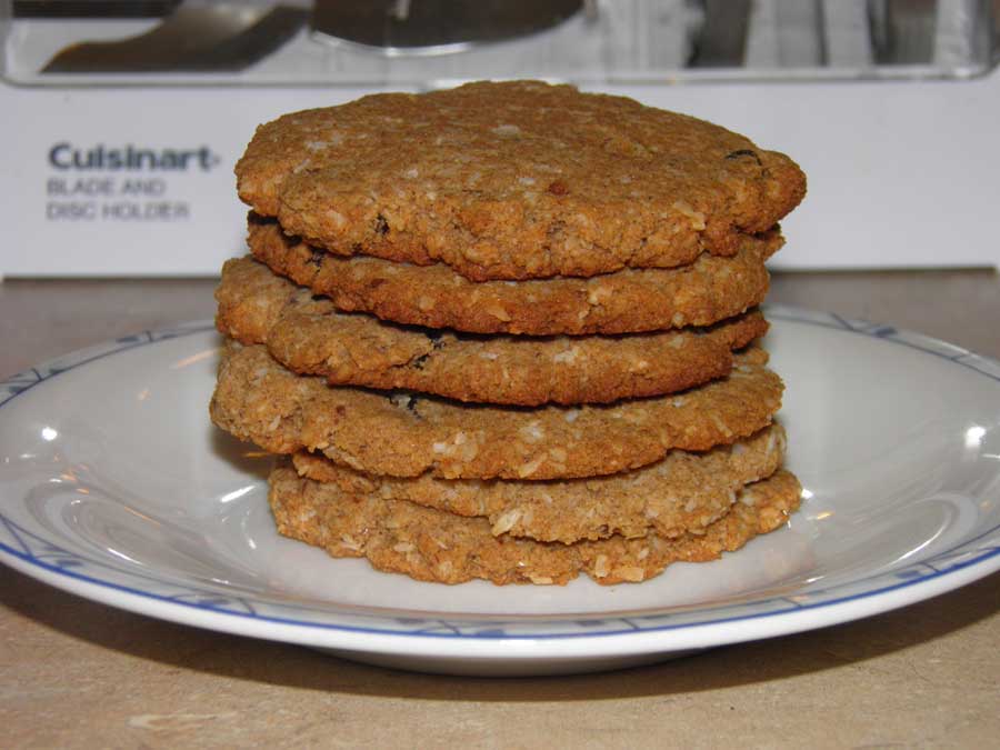 Grain free oatmeal raisin cookies