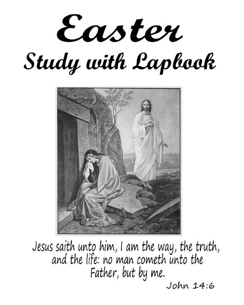Easter Lapbook and Study Part 3