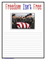 Freedom Isn't Free Notebooking Page