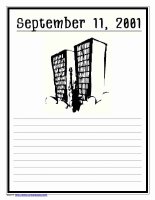 September 11 Notebooking Pages