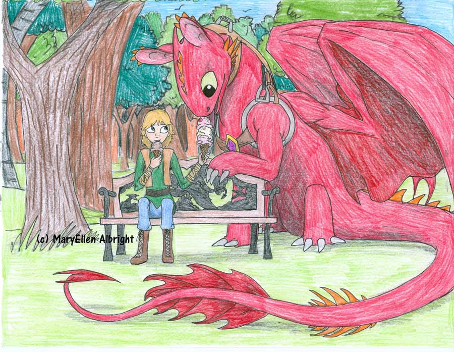 Dragon and Boy - MaryEllen