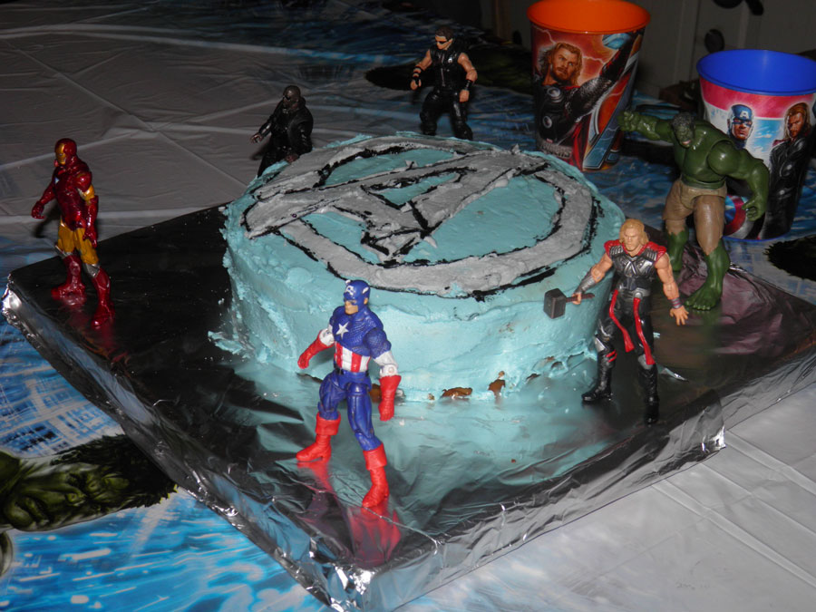 Donnie's Avengers Cake