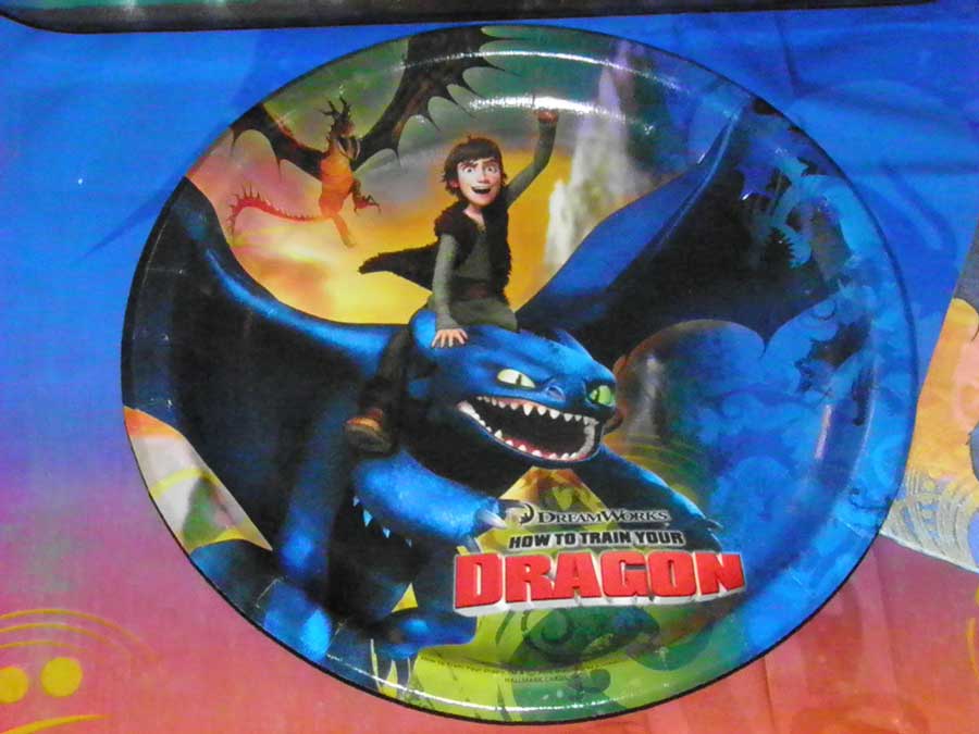 HTTYD Bday Plate