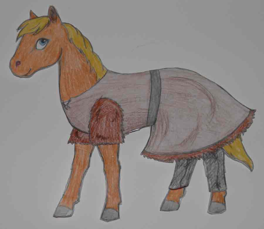 Horse Paper Doll